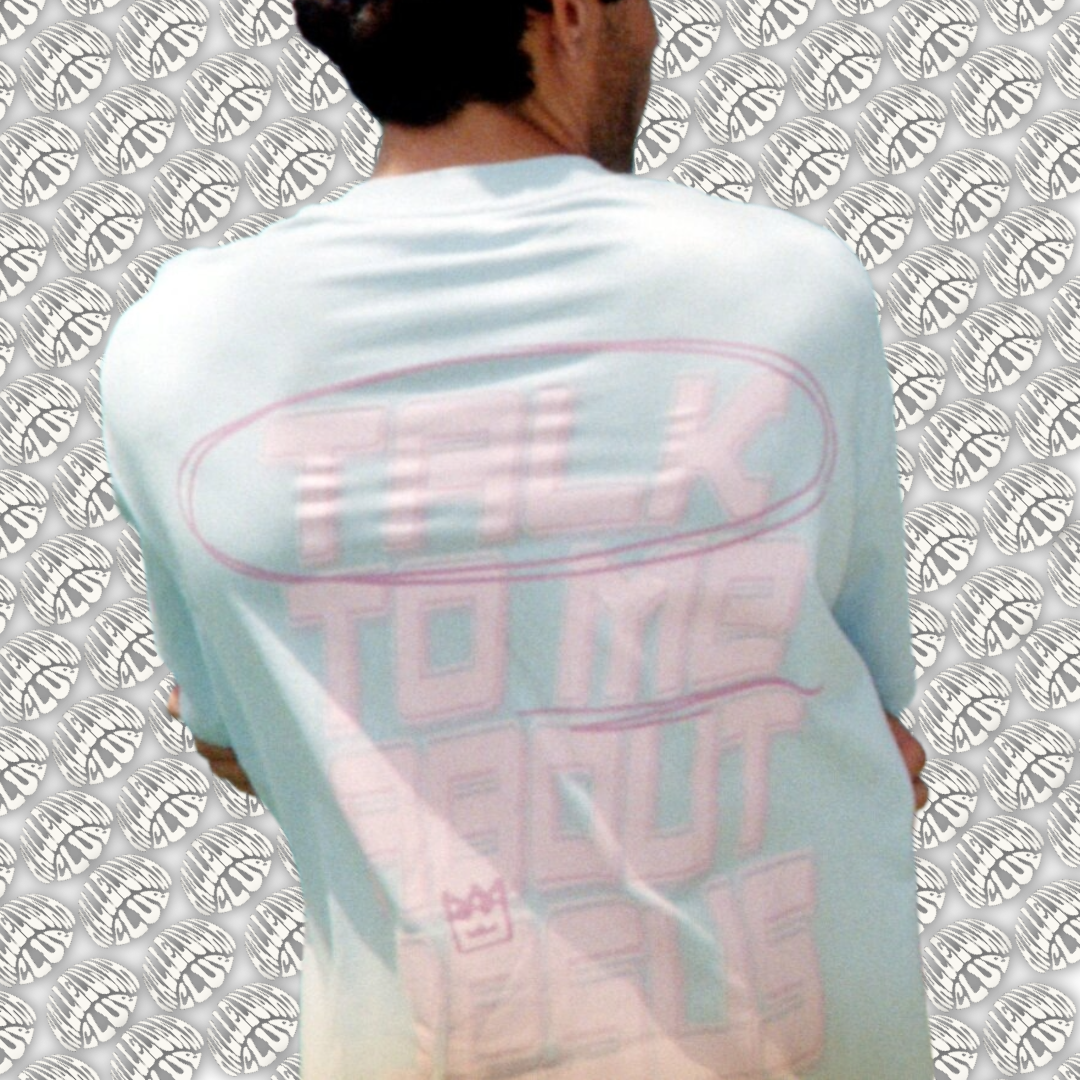 TALK TO ME ABOUT JESUS "COTTON-CANDY" TEE