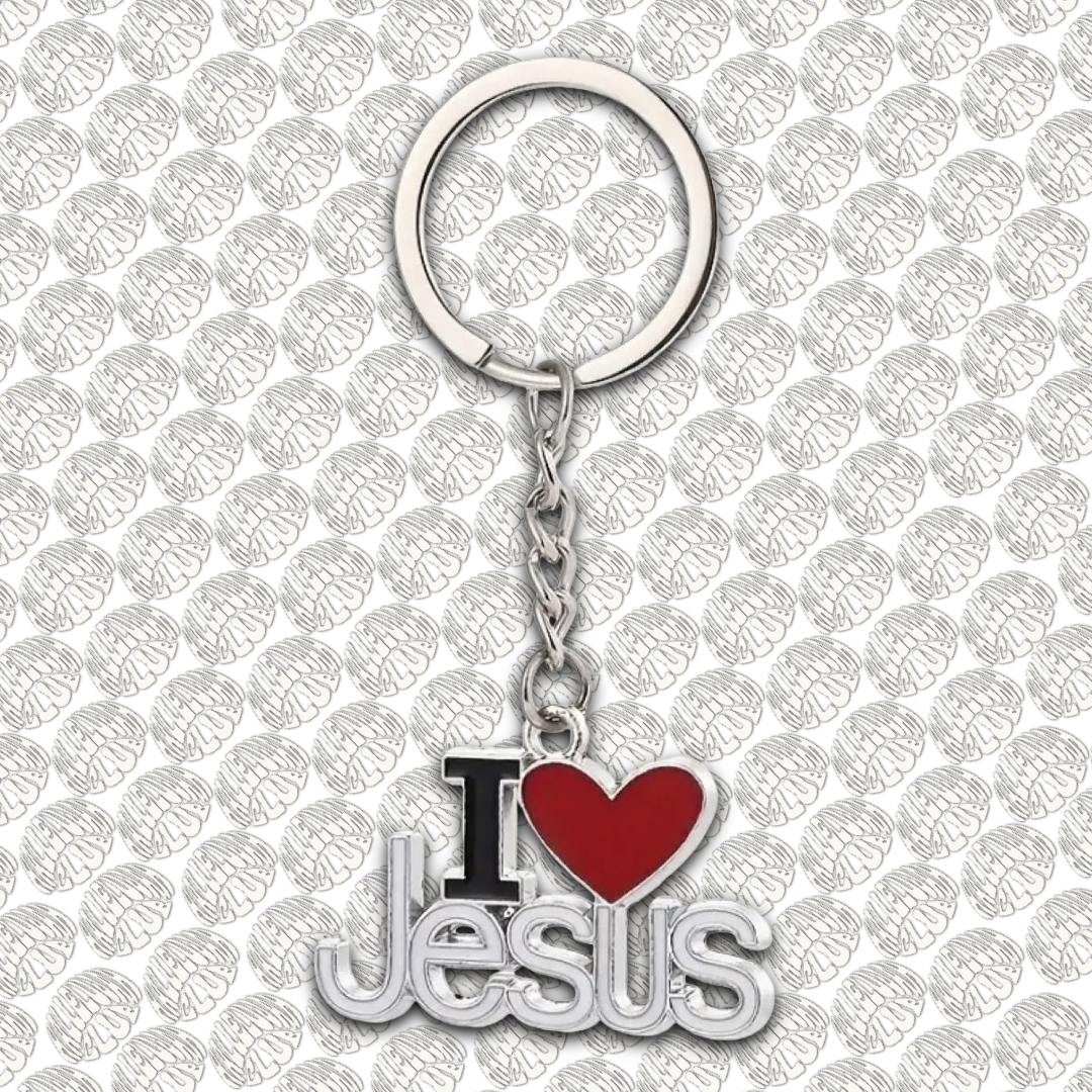 I LOVE JESUS KEYCHAIN