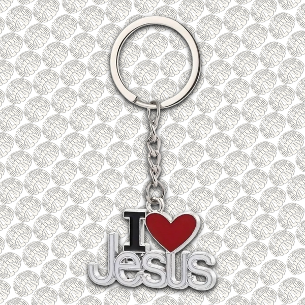 I LOVE JESUS KEYCHAIN